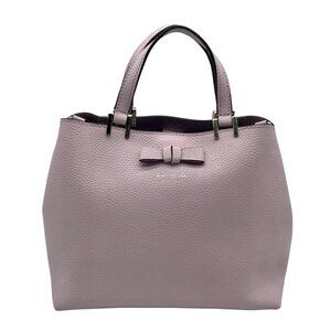 Kate Spade Purple Pebbled Leather Gwyn Pershing Street Convertible Satchel Bag